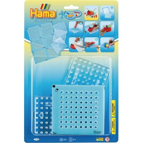 Hama 7713 - Stiftplatten, Quadrat und Bead Tac, Midi