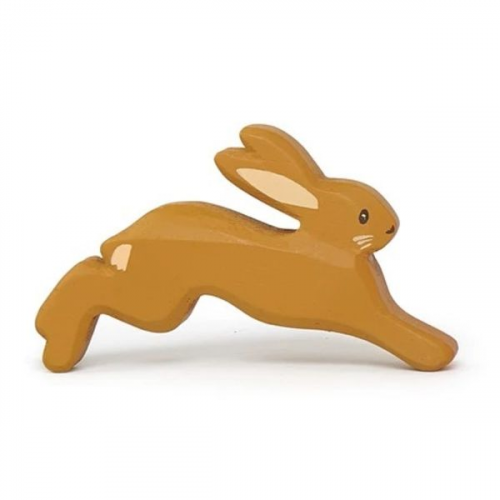 Tender leaf Toys - Holztier Hase braun