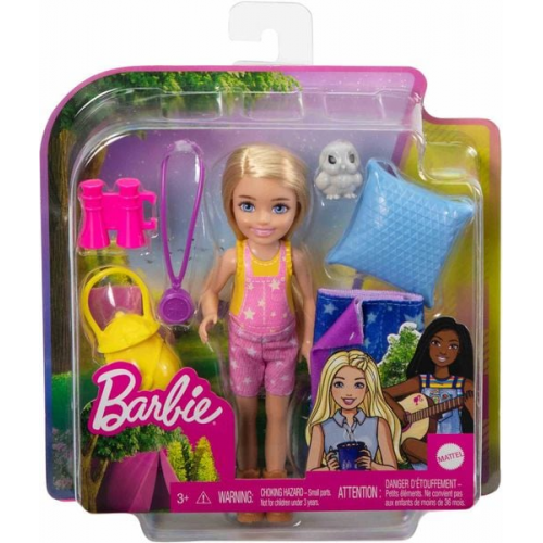 Barbie - Barbie It takes two Camping Chelsea Puppe inkl. Tier und Zubehör