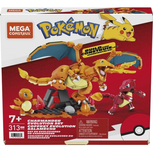 Mega Construx - Pokémon Glumanda Evolution Set