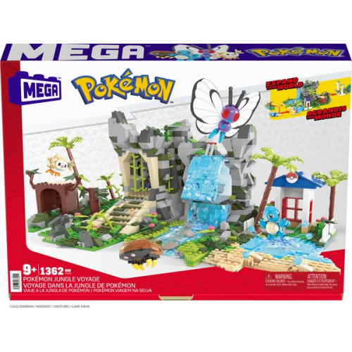 Mega Bloks - Pokémon Dschungel Bauset, Konstruktions-Spielzeug