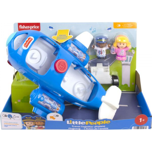 Fisher Price - Little People Flugzeug Spielzeug mit Figuren