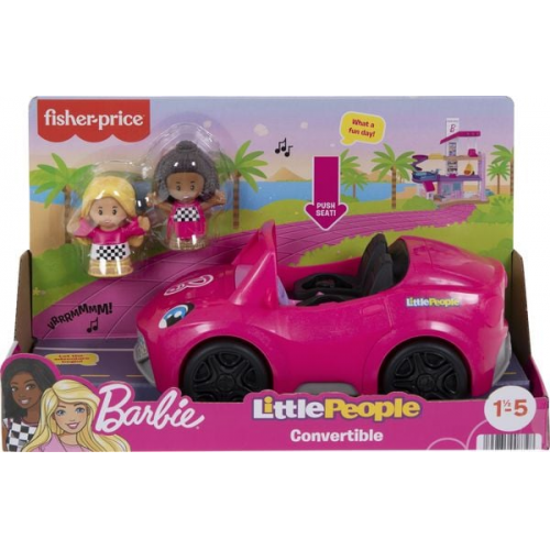 Fisher Price - Barbie Cabrio Fahrzeug- und Figurenset von Little People