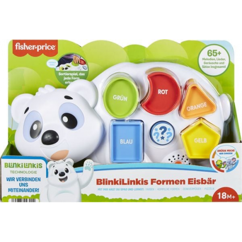 Fisher Price - BlinkiLinkis Formen Eisbär Lernspielzeug, Kleinkind-Spielzeug