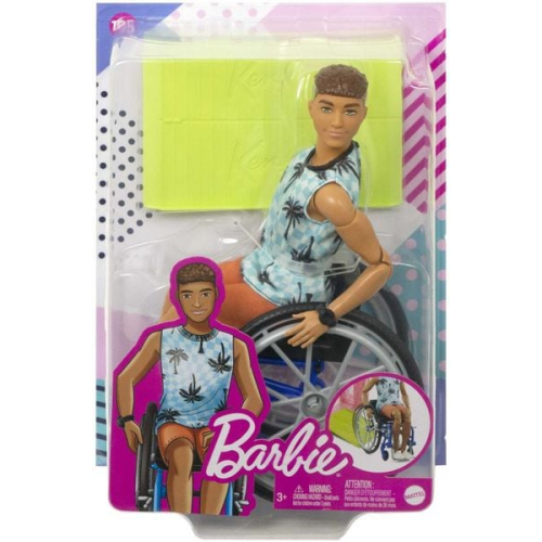 Barbie - Barbie Ken Fashionistas Puppe im Rollstuhl