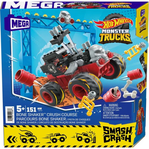 Mega Bloks - Hot Wheels Monster Trucks Bone Shaker Crash Set