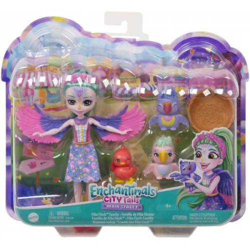 Enchantimals - Enchantimals City Tails Filia Finch Familie