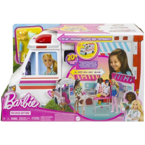 Barbie - Barbie 2-in-1 Krankenwagen Spielset