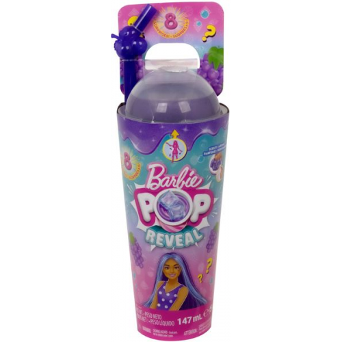 Barbie - Barbie Pop! Reveal Barbie Juicy Fruits Serie - Traubensaft