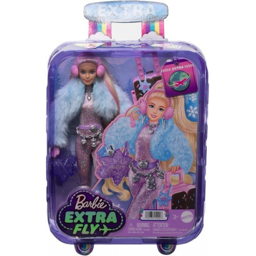 Barbie - Barbie Extra Fly Barbie-Puppe mit Winterkleidung