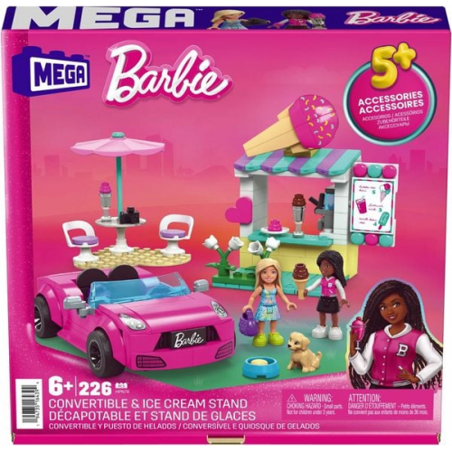 Mega Bloks - Barbie Cabrio & Eisstand