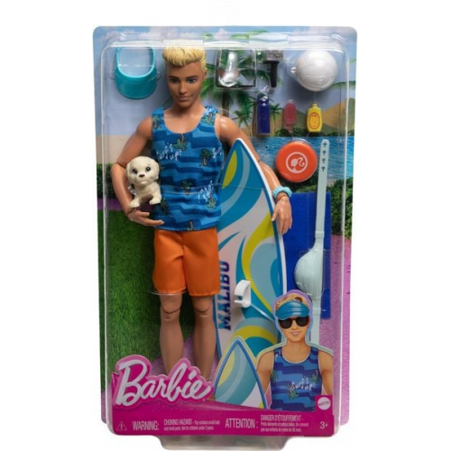 Barbie - Barbie Ken Surfer-Puppe und Accy