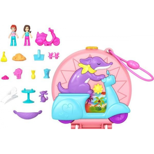 Polly Pocket Adventure Moped Schatulle