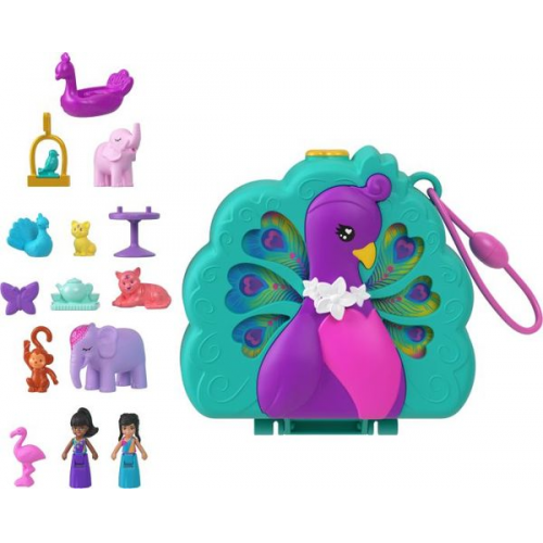 Polly Pocket Peacock Garden-Schatulle