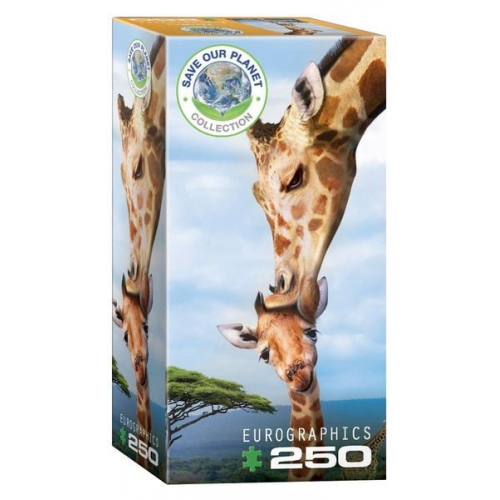 Eurographics 8251-0294 - Giraffenmutterkuss , Puzzle, 250 Teile