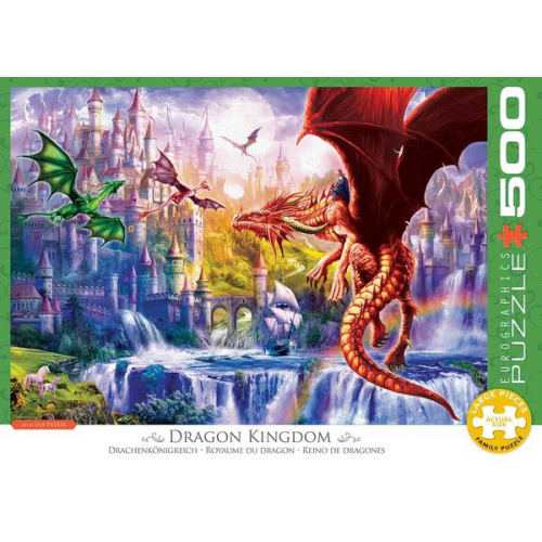 Eurographics 6500-5362 - Drachenkönigreich , Puzzle, 500 Teile