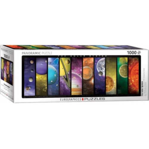 Eurographics 6010-0308 - The Solar System , Panorama Puzzle - 1000 Teile