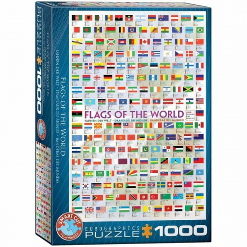 Eurographics 6000-0128 - Flaggen der Welt , Puzzle, 1.000 Teile