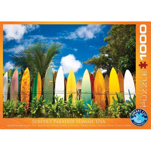 Eurographics 6000-0550 - Hawaii Surferparadies , Puzzle, 1.000 Teile