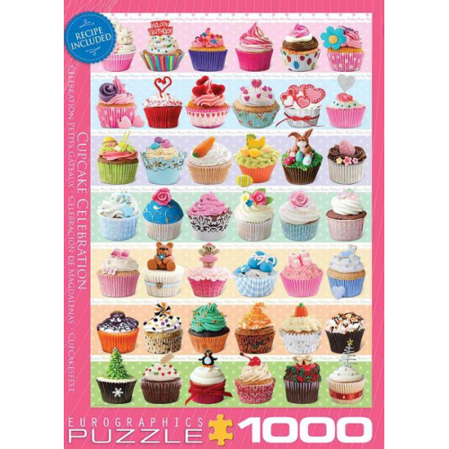 Eurographics 6000-0586 - Cupcakefest , Puzzle, 1.000 Teile