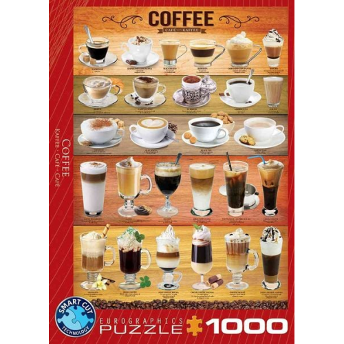 Eurographics 6000-0589 - Kaffee , Puzzle, 1.000 Teile