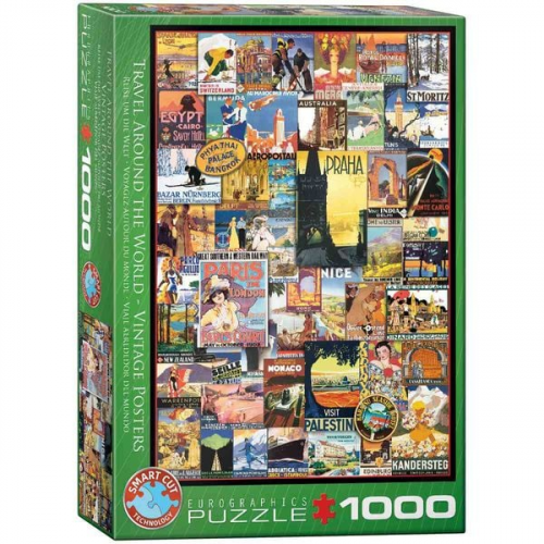 Eurographics 6000-0755 - Reise um die Welt , Puzzle, 1.000 Teile