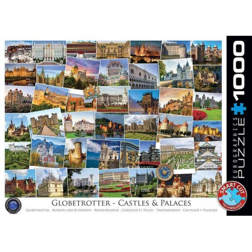Eurographics 6000-0762 - Globetrotter Schlösser und Paläste , Puzzle, 1.000 Teile