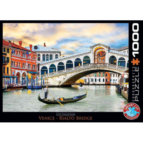 Eurographics 6000-0766 - Venedig Rialto Bridge , Puzzle, 1.000 Teile