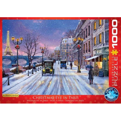 Eurographics 6000-0785 - Weihnachtsabend in Paris von Dominic Davison , Puzzle, 1.000 Teile