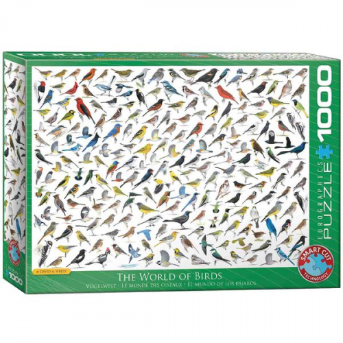 Eurographics 6000-0821 - Die Welt der Vögel, Puzzle, 1.000 Teile