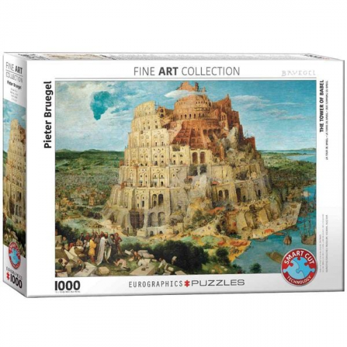 Eurographics 6000-0837 - Der Turm zu Babel von Bruegel, Puzzle, 1.000 Teile