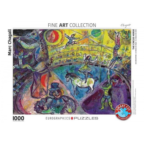 Eurographics 6000-0851 - Das Zirkuspferd von Marc Chagall , Puzzle, 1.000 Teile