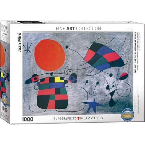 Eurographics 6000-0856 - Das Lächeln der Flammenflügel von Joan Miró , Puzzle, 1.000 Teile
