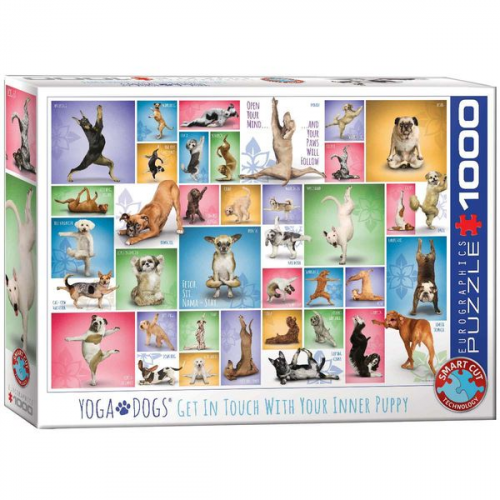 Eurographics 6000-0954 - Yoga Hunde , Puzzle, 1.000 Teile
