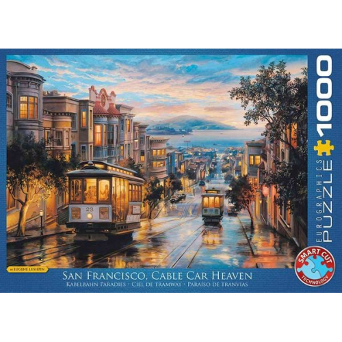 Eurographics 6000-0957 - San Francisco Kabelbahn Himmel von Eugene Lushpin , Puzzle, 1.000 Teile