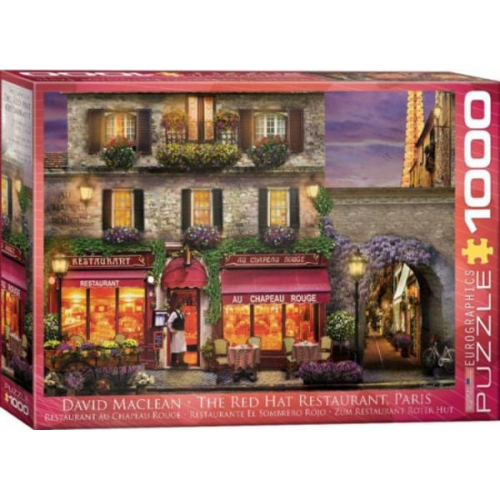 Eurographics 6000-0963 - Zum Chapeau Rouge Restaurant in Paris , Puzzle, 1.000 Teile