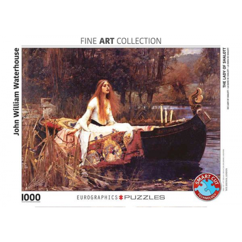 Eurographics 6000-1133 - Die Lady of Shalott von John Waterhouse , Puzzle, 1.000 Teile