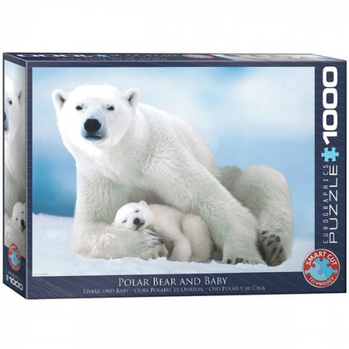 Eurographics 6000-1198 - Eisbär & Baby, Puzzle, 1.000 Teile