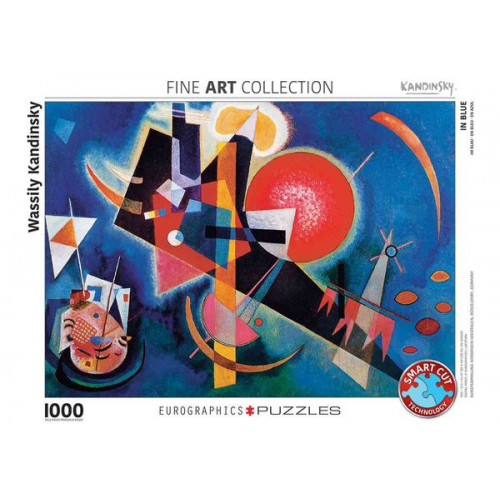 Eurographics 6000-1897 - Im Blau von Wassily Kandinsky , Puzzle, 1.000 Teile