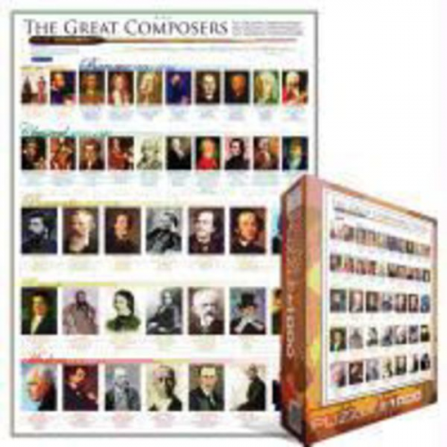 Great Composers 1000 Piece Puzzle