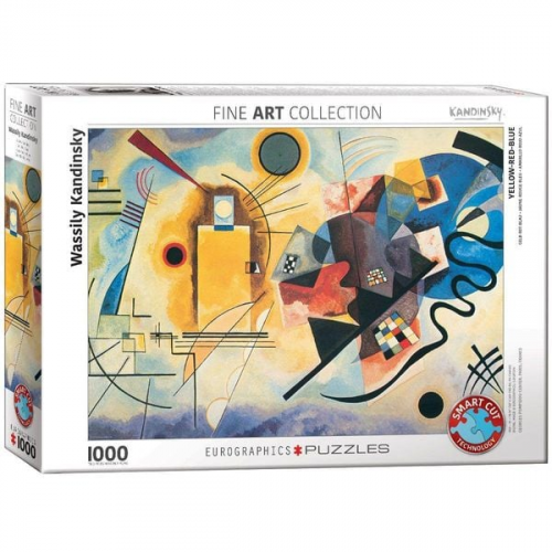 Eurographics 6000-3271 - Gelb Rot Blau von Wassily Kandinsky , Puzzle, 1.000 Teile