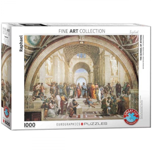 Eurographics 6000-4141 - Die Schule von Athen von Raffael , Puzzle, 1.000 Teile