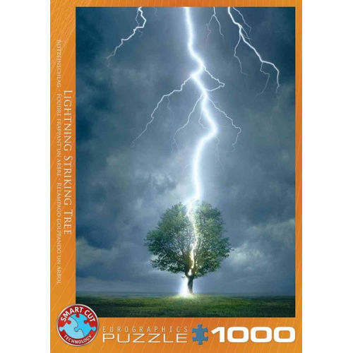 Eurographics 6000-4570 - Lighting Striking Tree - Blitzeinschlag, Puzzle 1.000 Teile