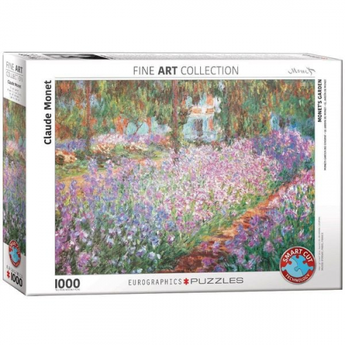 Eurographics 6000-4908 - Monets Garten bei Giverny von Claude Monet , Puzzle, 1.000 Teile