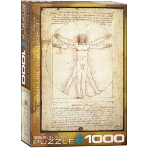 Eurographics 6000-5098 - Der Vitruvianische Mensch von Leonardo Da Vinci , Puzzle, 1.000 Teile