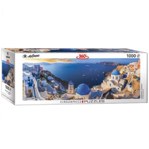 Eurographics 6010-5300 - Santorini Griechenland, Panorama Puzzle - 1000 Teile