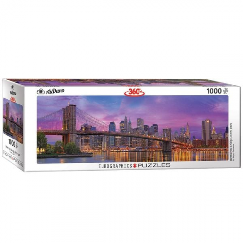 Eurographics 6010-5301 - Brooklyn Bridge New York, Panorama Puzzle - 1000 Teile