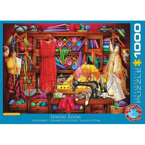 Eurographics 6000-5347 - Das Nähzimmer , Puzzle, 1.000 Teile