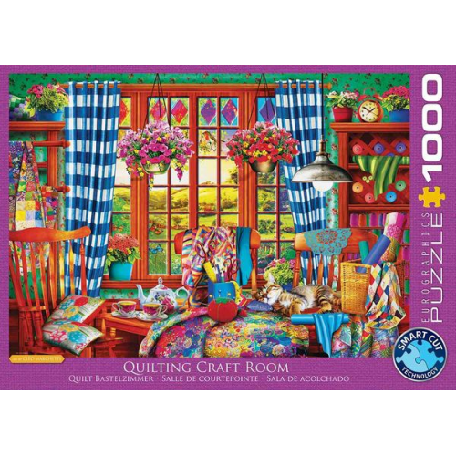 Eurographics 6000-5348 - Quilt Bastelzimmer , Puzzle, 1.000 Teile