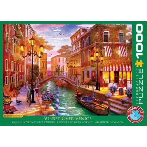 Eurographics 6000-5353 - Sonnernuntergang über Venedig von Dominic Davison , Puzzle, 1.000 Teile